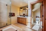 Master Bathroom at The Lodges B2